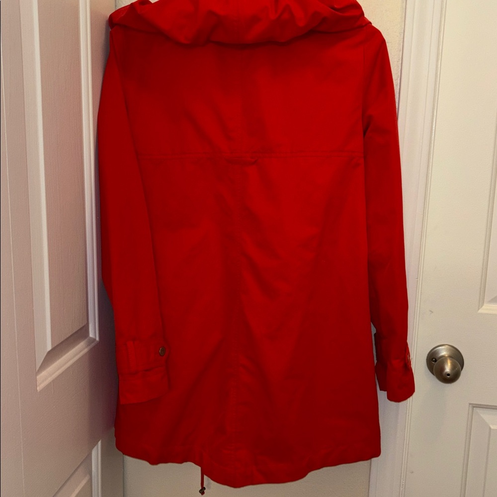 Eileen Fisher Red Utility Jacket